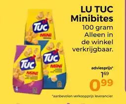 Trekpleister LU TUC Minibites aanbieding