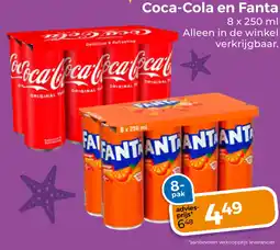 Trekpleister Coca-Cola en Fanta aanbieding