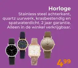 Trekpleister Horloge aanbieding