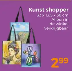 Trekpleister Kunst shopper aanbieding