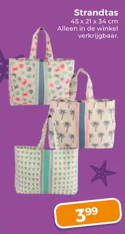 Trekpleister Strandtas aanbieding