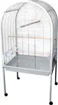 Bol.com Flamingo Papegaaienkooi Polly - Wit - 77,5 x 60 x 155,5 cm aanbieding