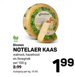 Ekoplaza Biostee notelaer kaas aanbieding