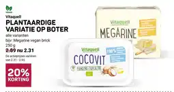 Ekoplaza Vitaquell plantaardige variatie op boter aanbieding