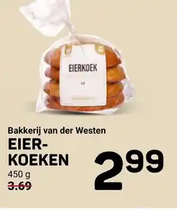 Ekoplaza Bakkerij van der westen eier- koeken aanbieding