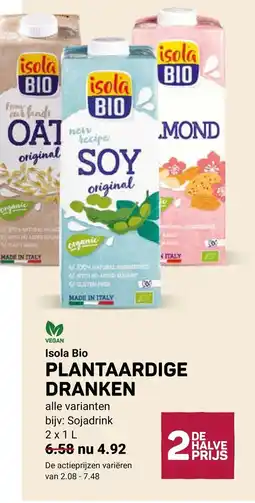 Ekoplaza Isola bio plantaardige dranken aanbieding