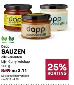 Ekoplaza Dapp sauzen aanbieding
