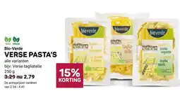 Ekoplaza Bio-verde verse pasta's aanbieding