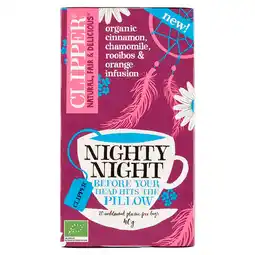 Dekamarkt Clipper Kruidenthee nighty night aanbieding