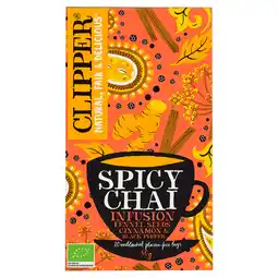 Dekamarkt Clipper Kruidenthee spicy chai 20 zk aanbieding