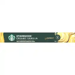 Dekamarkt Starbucks Koffiecups creamy vanille aanbieding