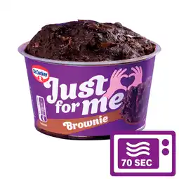 Dekamarkt Dr. Oetker Just for me brownies aanbieding