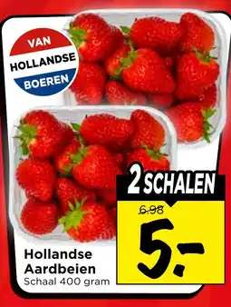 Vomar Voordeelmarkt Hollandse Aardbeien aanbieding