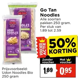 Vomar Voordeelmarkt Go Tan Noodles aanbieding
