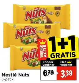 Vomar Voordeelmarkt Nestlé Nuts aanbieding