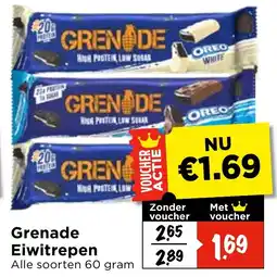 Vomar Voordeelmarkt Grenade Eiwitrepen aanbieding