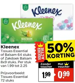 Vomar Voordeelmarkt Kleenex aanbieding