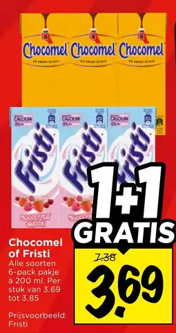 Vomar Voordeelmarkt Chocomel of Fristi aanbieding