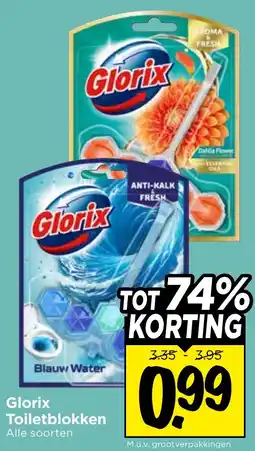 Vomar Voordeelmarkt Glorix Toiletblokken aanbieding