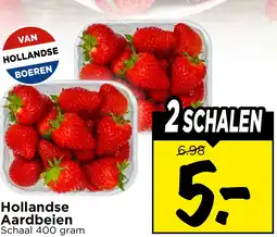 Vomar Voordeelmarkt Hollandse Aardbeien aanbieding