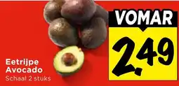 Vomar Voordeelmarkt Eetrijpe Avocado aanbieding