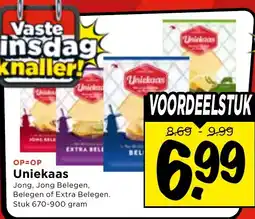 Vomar Voordeelmarkt Uniekaas aanbieding