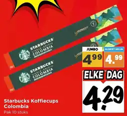 Vomar Voordeelmarkt Starbucks Koffiecups Colombia aanbieding