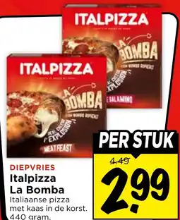 Vomar Voordeelmarkt Italpizza La Bomba aanbieding