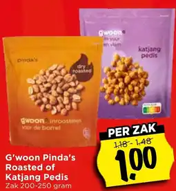 Vomar Voordeelmarkt G'woon Pinda's Roasted of katjang pedis aanbieding