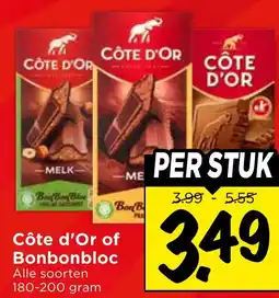 Vomar Voordeelmarkt Côte d'Or of Bonbonbloc aanbieding
