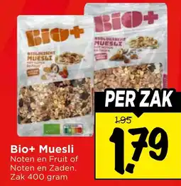 Vomar Voordeelmarkt Bio+ Muesli aanbieding