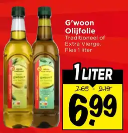 Vomar Voordeelmarkt G'woon Olijfolie aanbieding