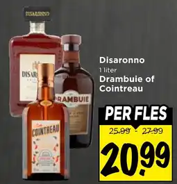 Vomar Voordeelmarkt Disaronno, Drambuie of Cointreau aanbieding