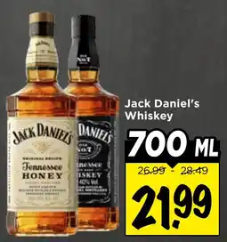 Vomar Voordeelmarkt Jack Daniel's Whiskey aanbieding