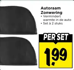 Vomar Voordeelmarkt Autoraam Zonwering aanbieding