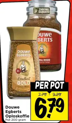 Vomar Voordeelmarkt Douwe Egberts Oploskoffie aanbieding