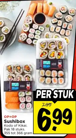 Vomar Voordeelmarkt Sushibox aanbieding