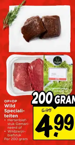 Vomar Voordeelmarkt Wild Specialiteiten aanbieding