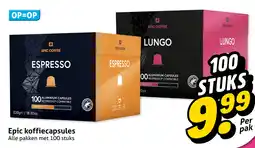 Hoogvliet Epic koffiecapsules aanbieding