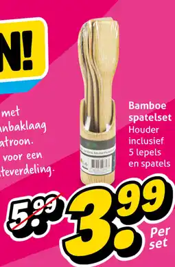 Hoogvliet Bamboe spatelset aanbieding