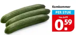 Hoogvliet Komkommer aanbieding