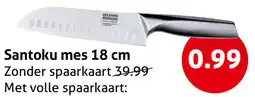 Hoogvliet Santoku mes 18 cm aanbieding