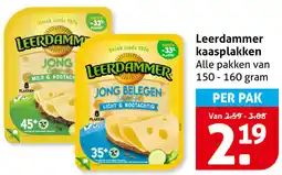 Hoogvliet Leerdammer kaasplakken aanbieding