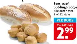 Hoogvliet Soesjes of puddingbroodjes aanbieding