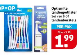 Hoogvliet Optismile tandenpolijster aanbieding
