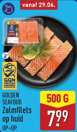 ALDI Golden seafood zalmfilets aanbieding