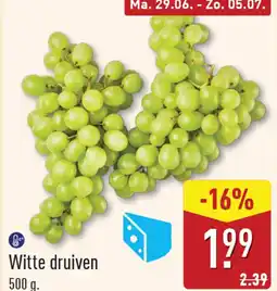 ALDI Witte druiven aanbieding