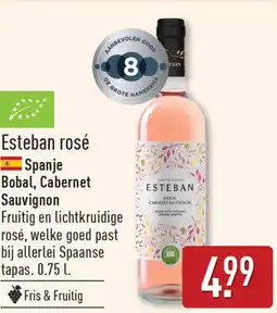 ALDI Esteban rosé aanbieding