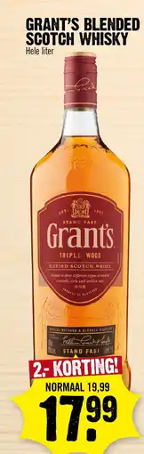 Super Dirck 3 Grant's blended scotch whisky aanbieding