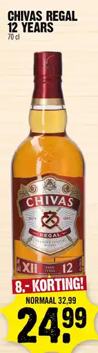 Super Dirck 3 Chivas regal 12 years aanbieding